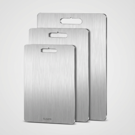 Stainless Steel and Titanium Mireve® Cutting Board