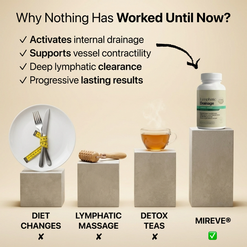100% Natural Formula - Mireve® Lymphatic Drainage Capsules