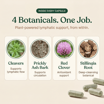 100% Natural Formula - Mireve® Lymphatic Drainage Capsules