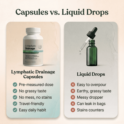 100% Natural Formula - Mireve® Lymphatic Drainage Capsules