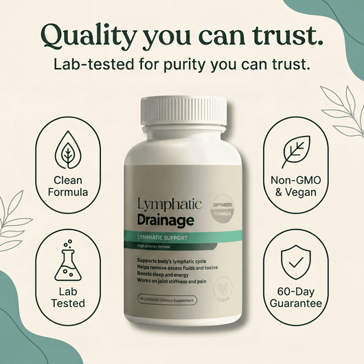 100% Natural Formula - Mireve® Lymphatic Drainage Capsules